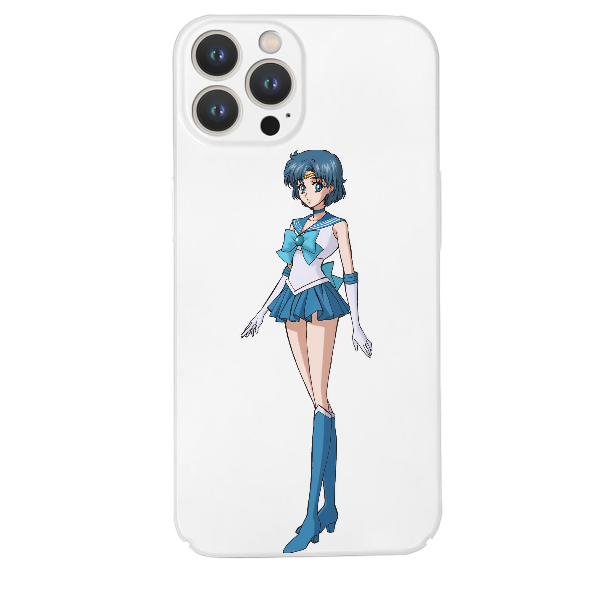 （画像用） 美少女戦士セーラームーン 水野 亜美 みずの あみ Sailor Moon Mizuno Ami 【iPhone 14シリーズ対応】ハードケース